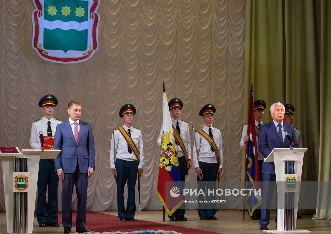 Инаугурация избранного губернатора Амурской области Козлова прошла в Благовещенске