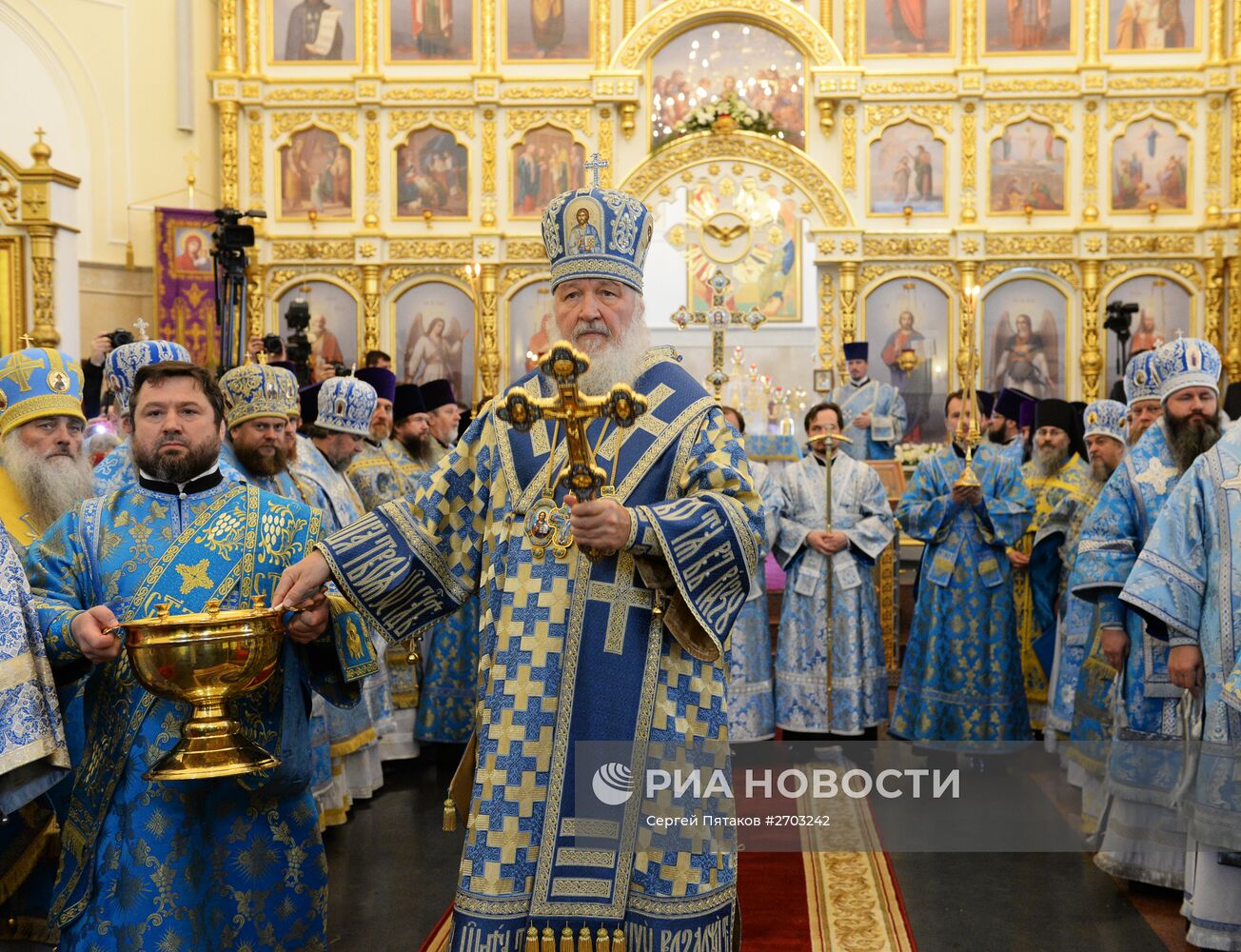 Визит патриарха Московского и всея Руси Кирилла в Барнаул