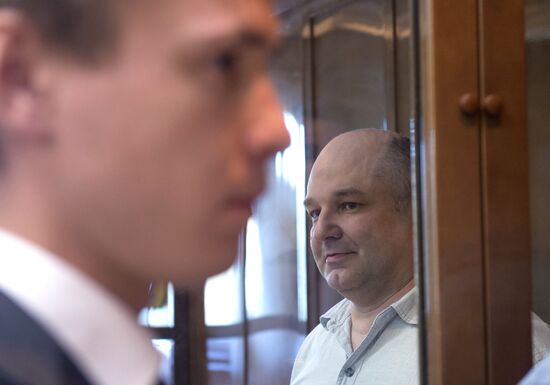 Оглашение приговора экс-сотруднику ГРУ Геннадию Кравцову