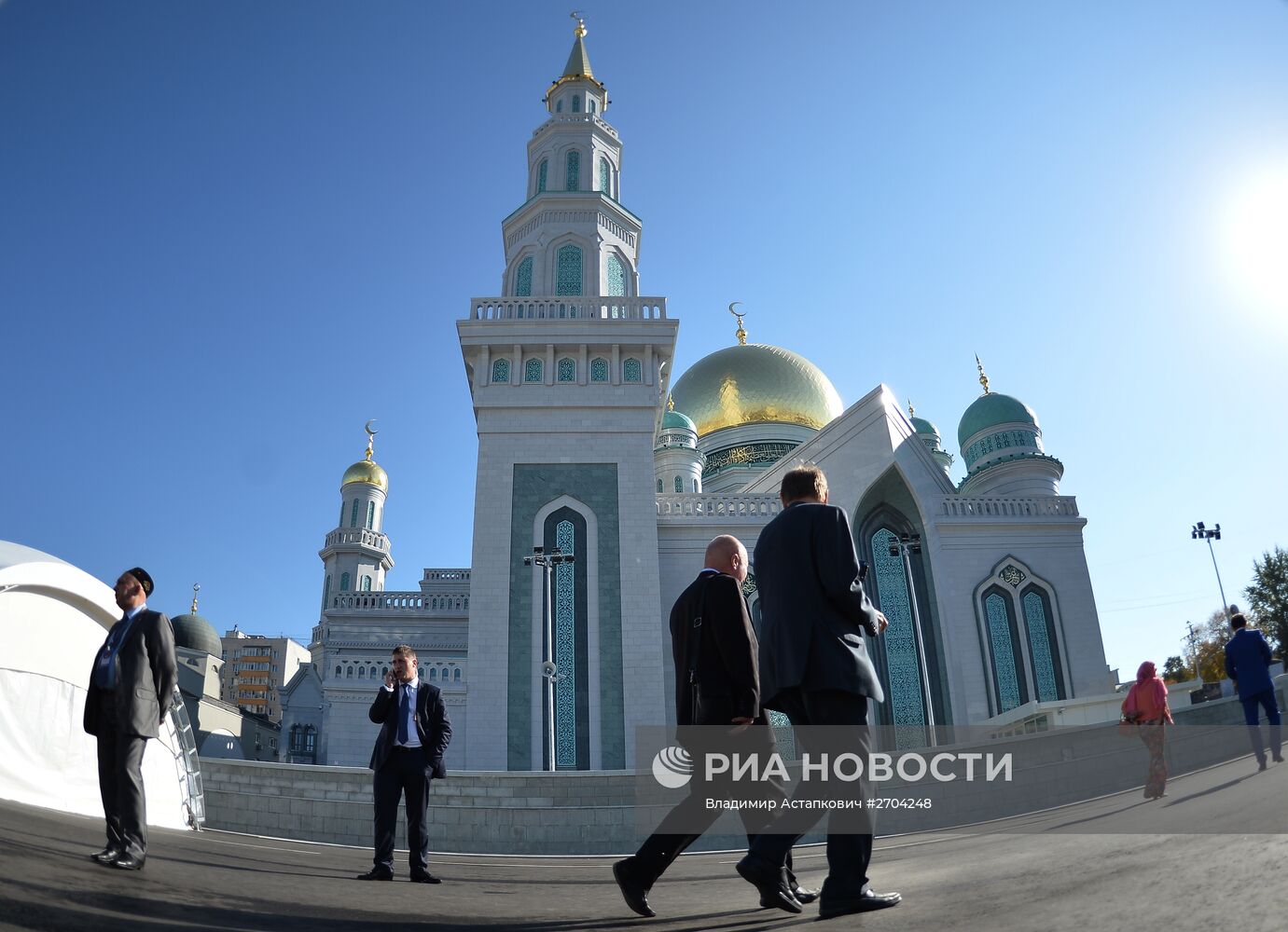 Открытие после реконструкции главной мечети Москвы