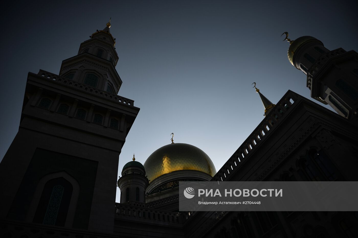 Открытие после реконструкции главной мечети Москвы