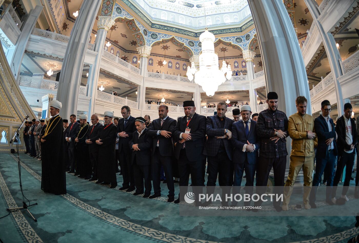 Открытие после реконструкции главной мечети Москвы