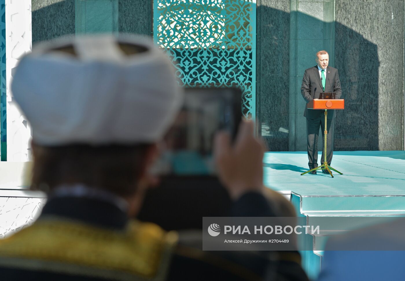 Открытие после реконструкции главной мечети Москвы