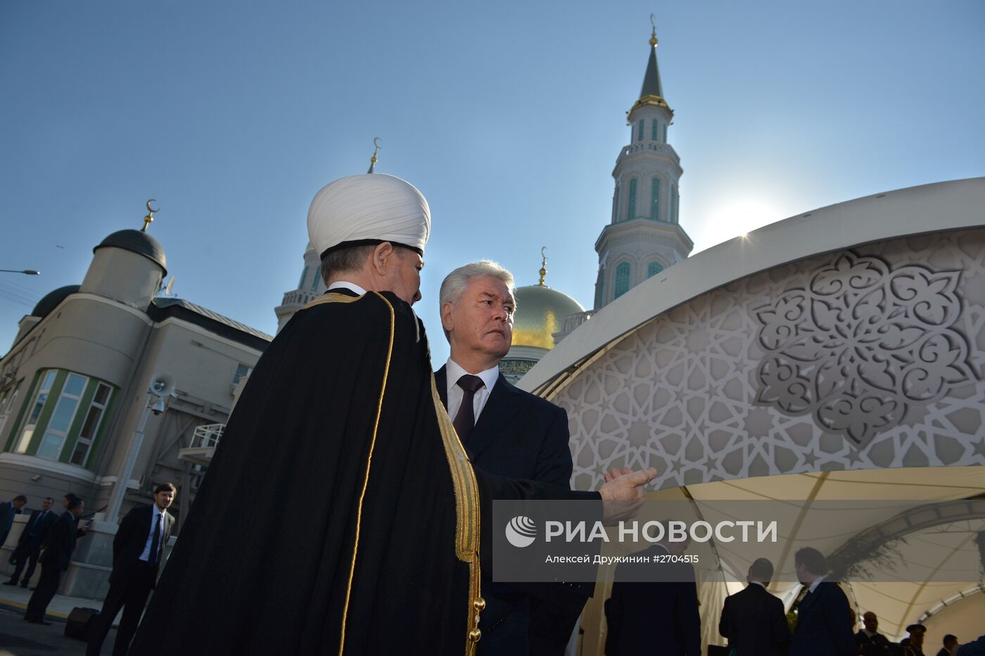 Открытие после реконструкции главной мечети Москвы
