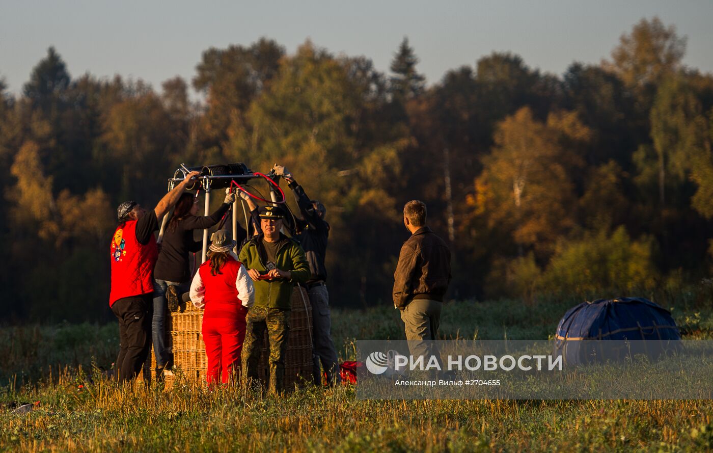 Занятия воздухоплаванием в Московской области