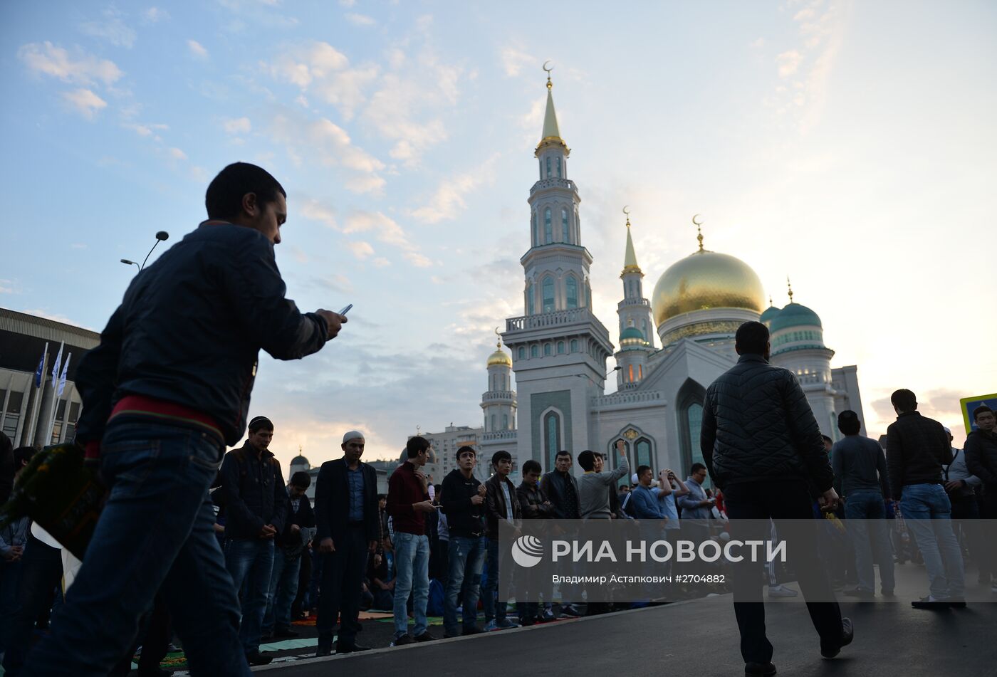 Праздник Курбан-Байрам в Московской Соборной мечети