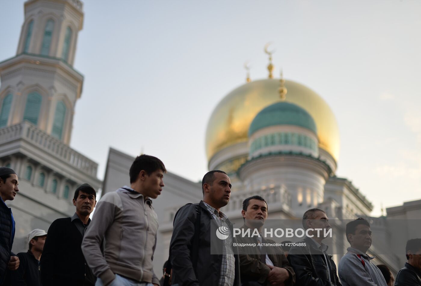 Праздник Курбан-Байрам в Московской Соборной мечети