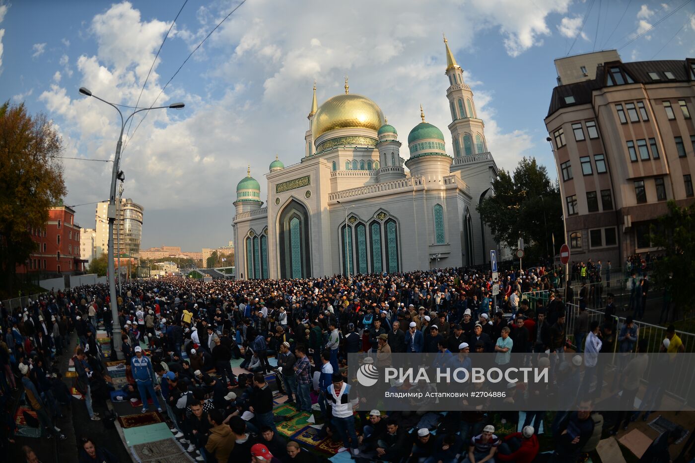 Праздник Курбан-Байрам в Московской Соборной мечети