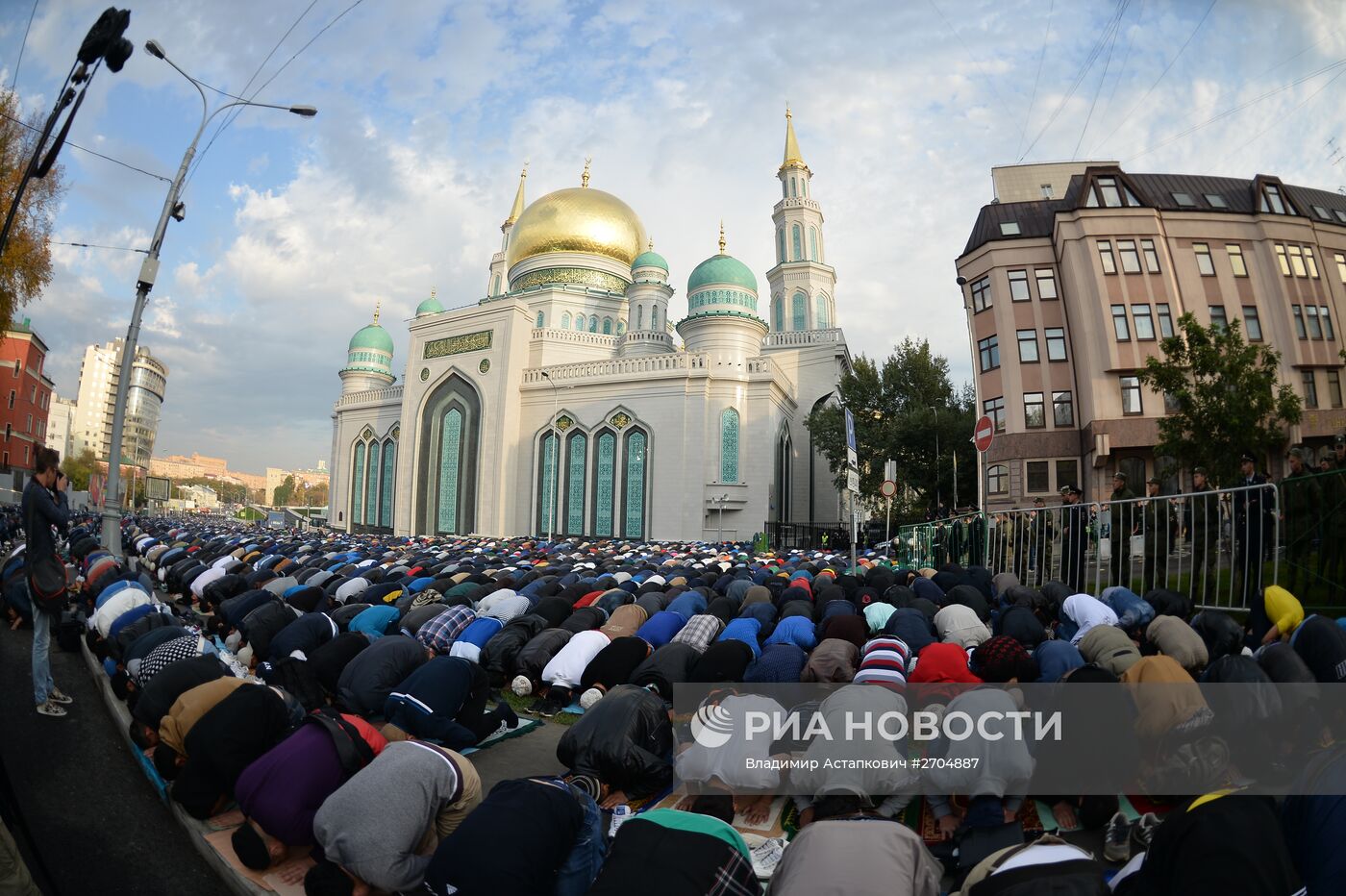 Праздник Курбан-Байрам в Московской Соборной мечети