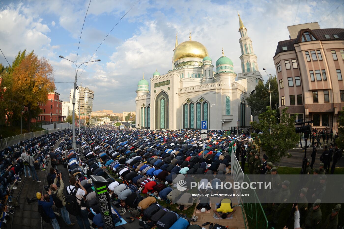 Праздник Курбан-Байрам в Московской Соборной мечети