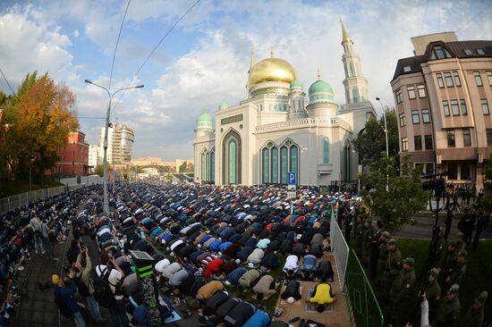 Праздник Курбан-Байрам в Московской Соборной мечети