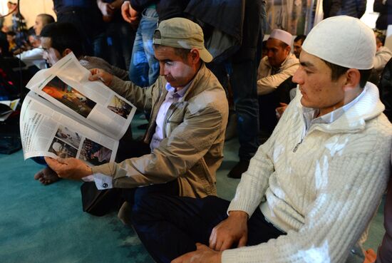 Праздник Курбан-Байрам в Московской Соборной мечети