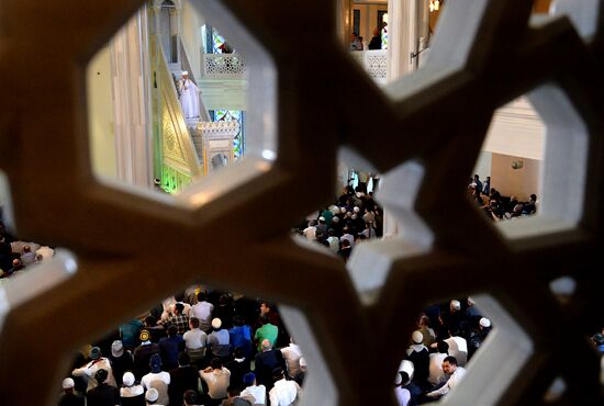 Праздник Курбан-Байрам в Московской Соборной мечети