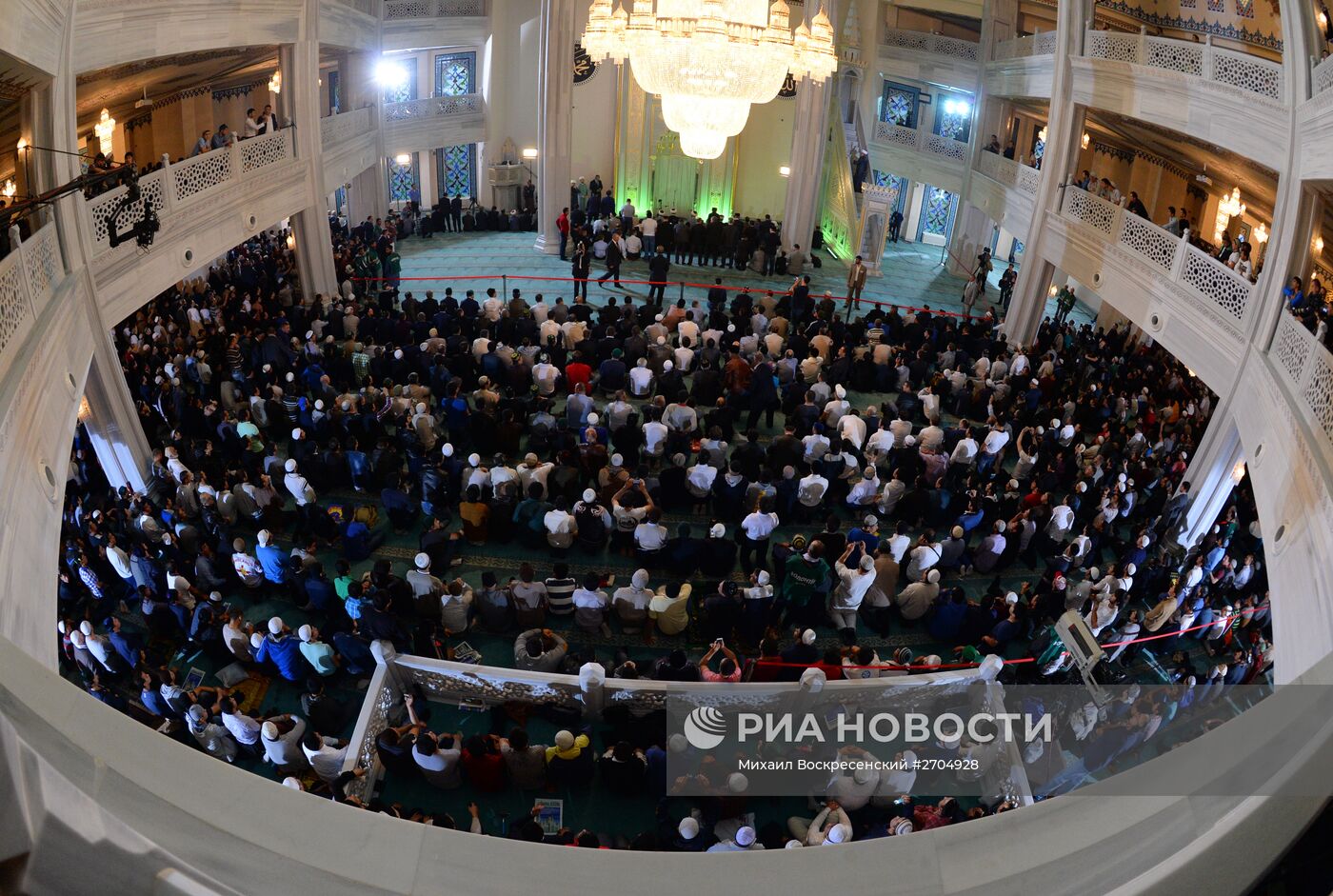 Праздник Курбан-Байрам в Московской Соборной мечети