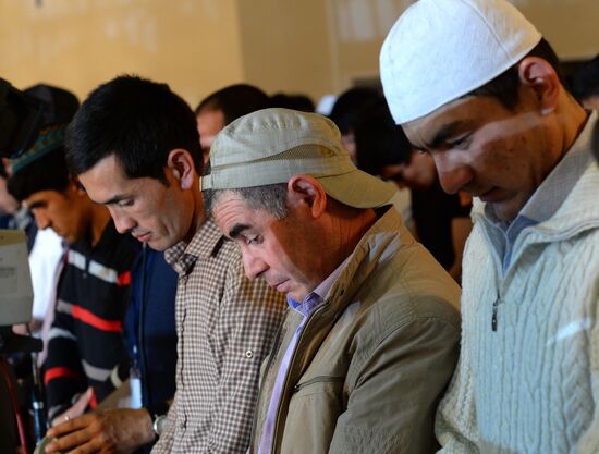 Праздник Курбан-Байрам в Московской Соборной мечети