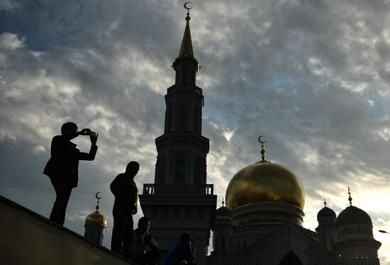 Праздник Курбан-Байрам в Московской Соборной мечети