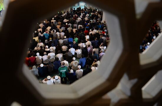 Праздник Курбан-Байрам в Московской Соборной мечети