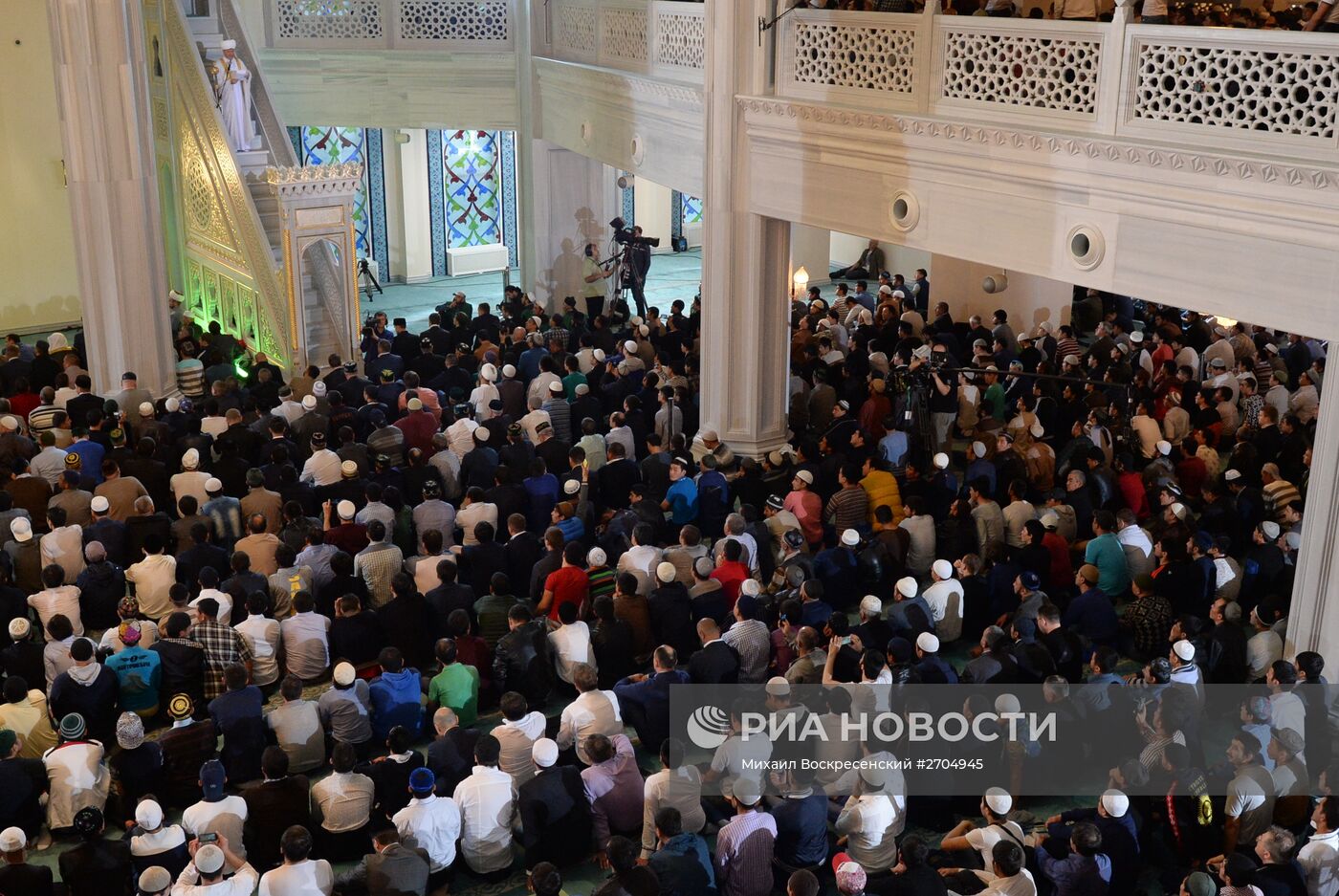 Праздник Курбан-Байрам в Московской Соборной мечети