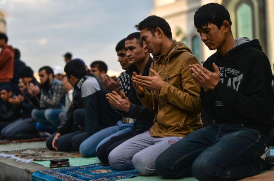 Праздник Курбан-Байрам в Московской Соборной мечети