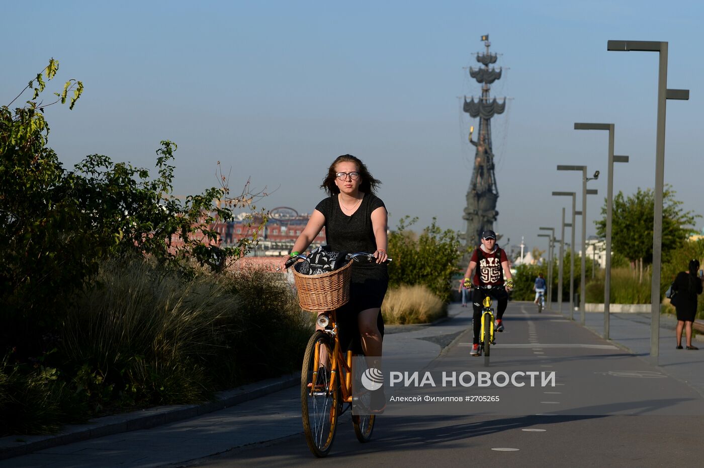 Теплая погода в Москве