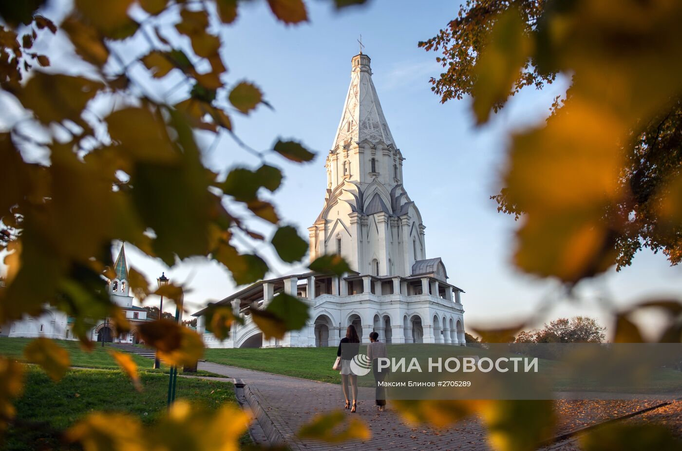 Теплая погода в Москве