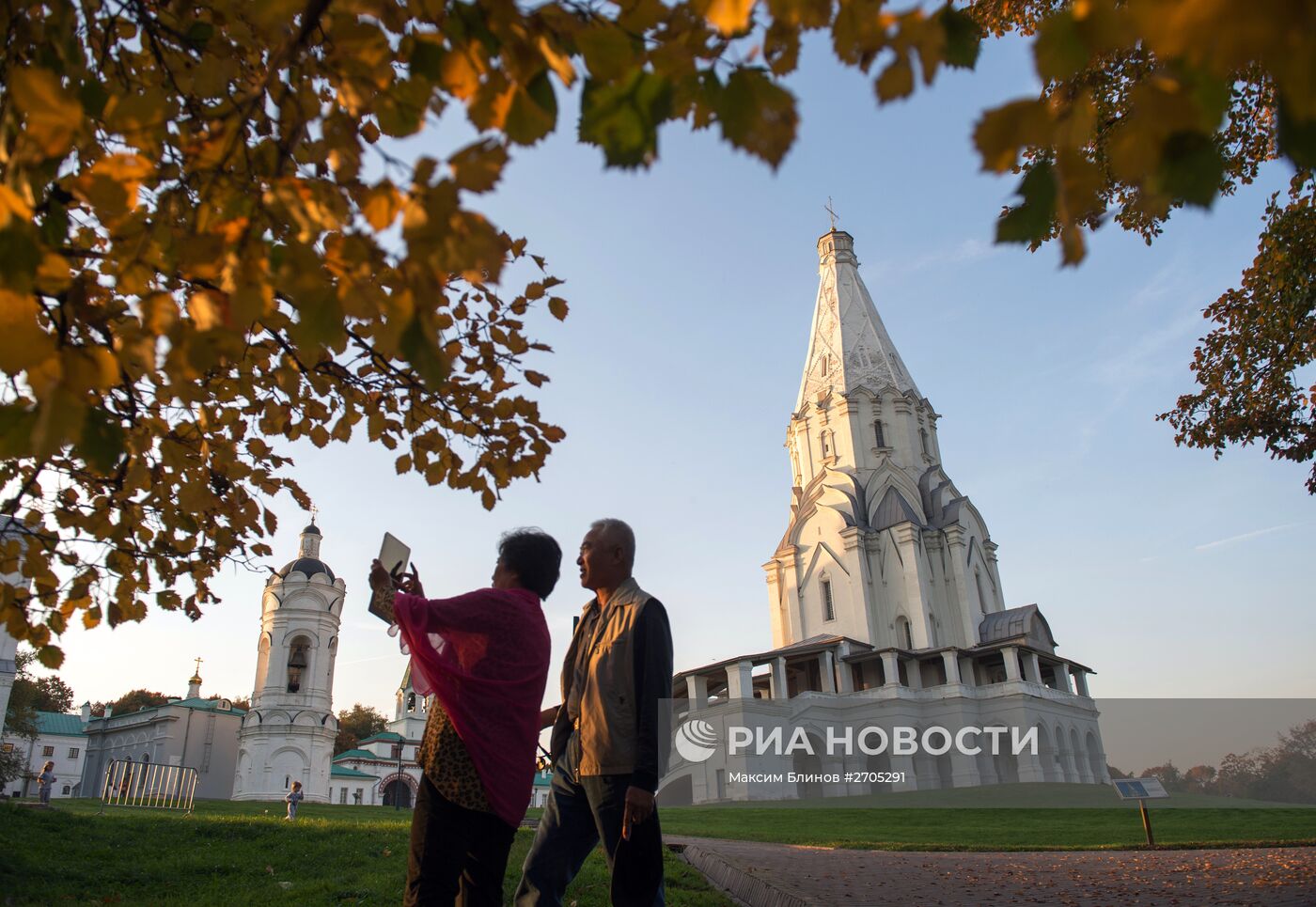 Теплая погода в Москве