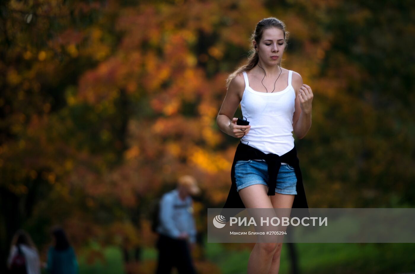 Теплая погода в Москве