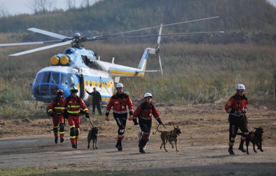 Международные учения "Украина-2015" во Львовской области