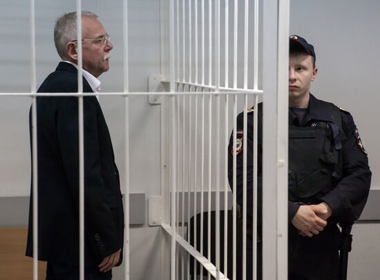 Заседание суда по делу экс-главы Карелии Андрея Нелидова