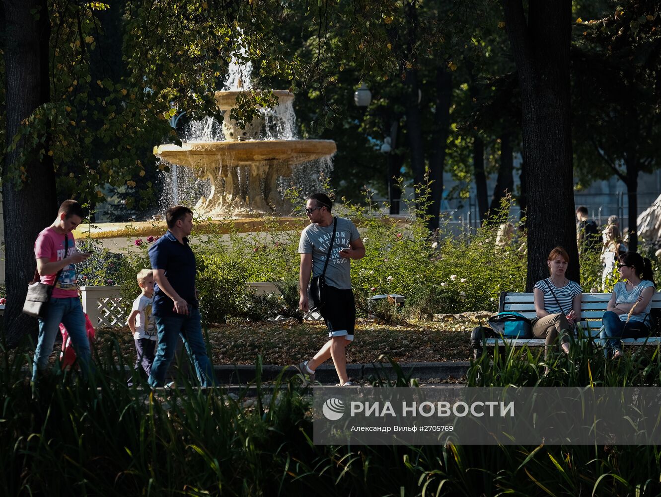 Теплая погода в Москве