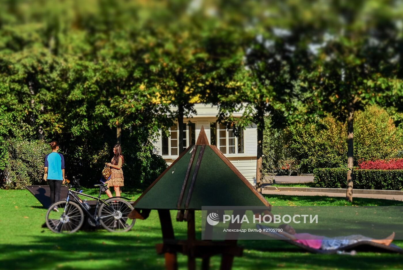 Теплая погода в Москве