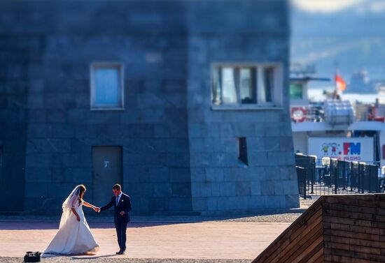 Теплая погода в Москве