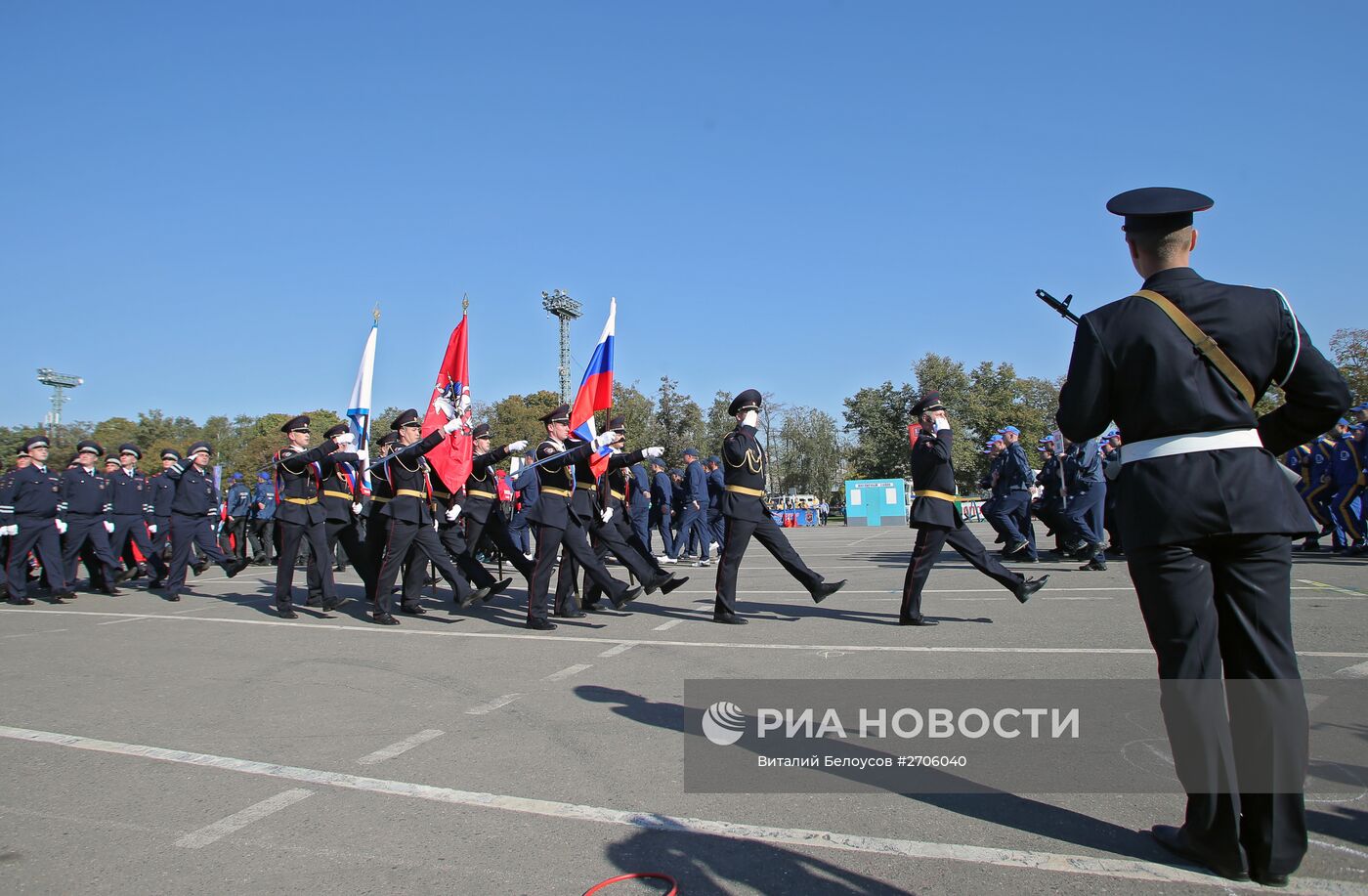 Спортивный праздник полиции Москвы