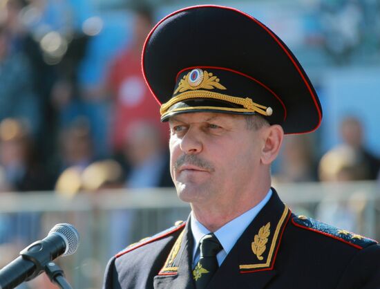 Спортивный праздник полиции Москвы