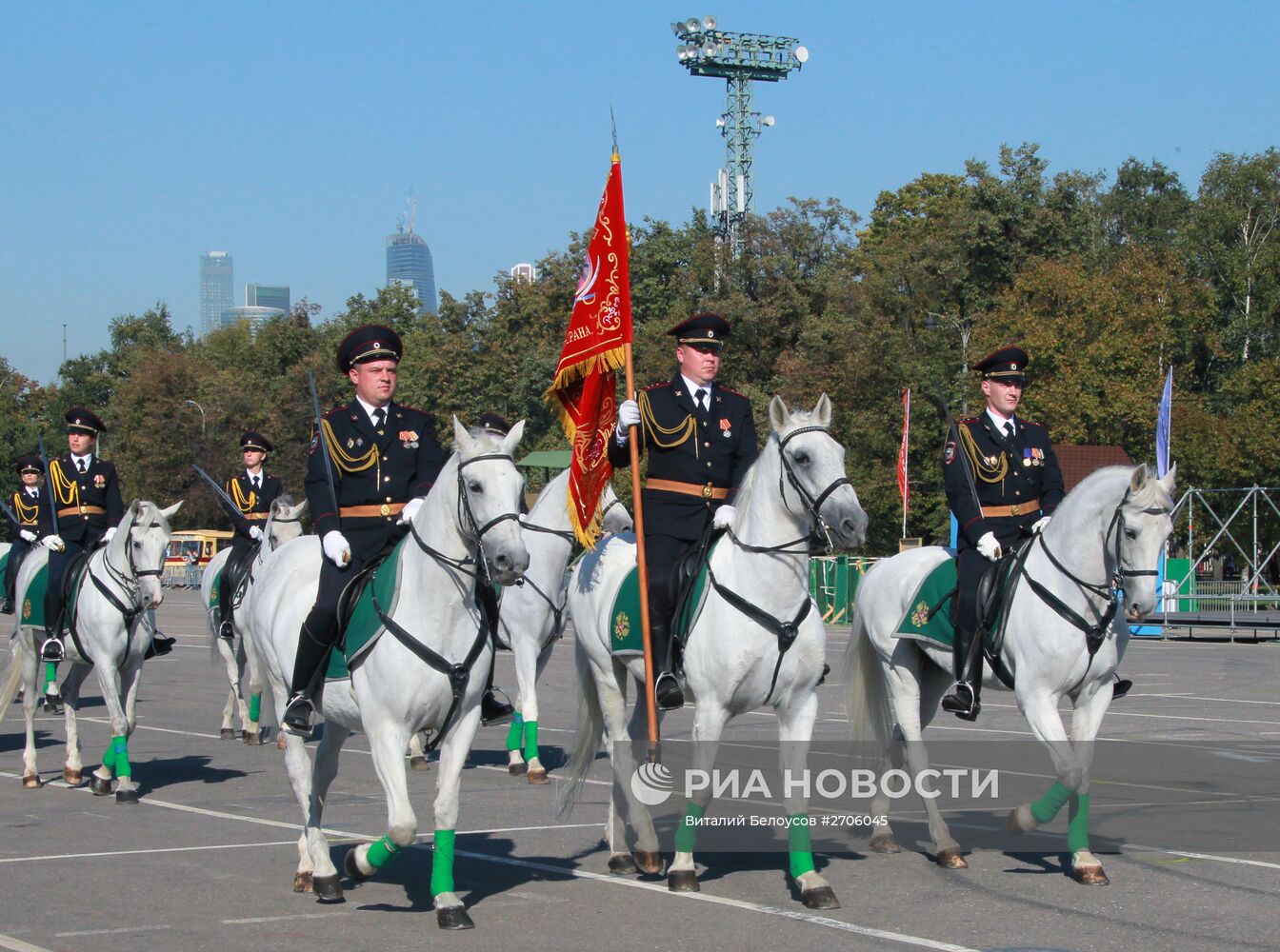 Спортивный праздник полиции Москвы