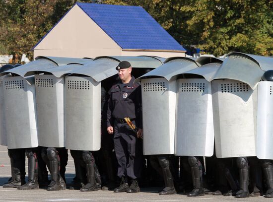 Спортивный праздник полиции Москвы