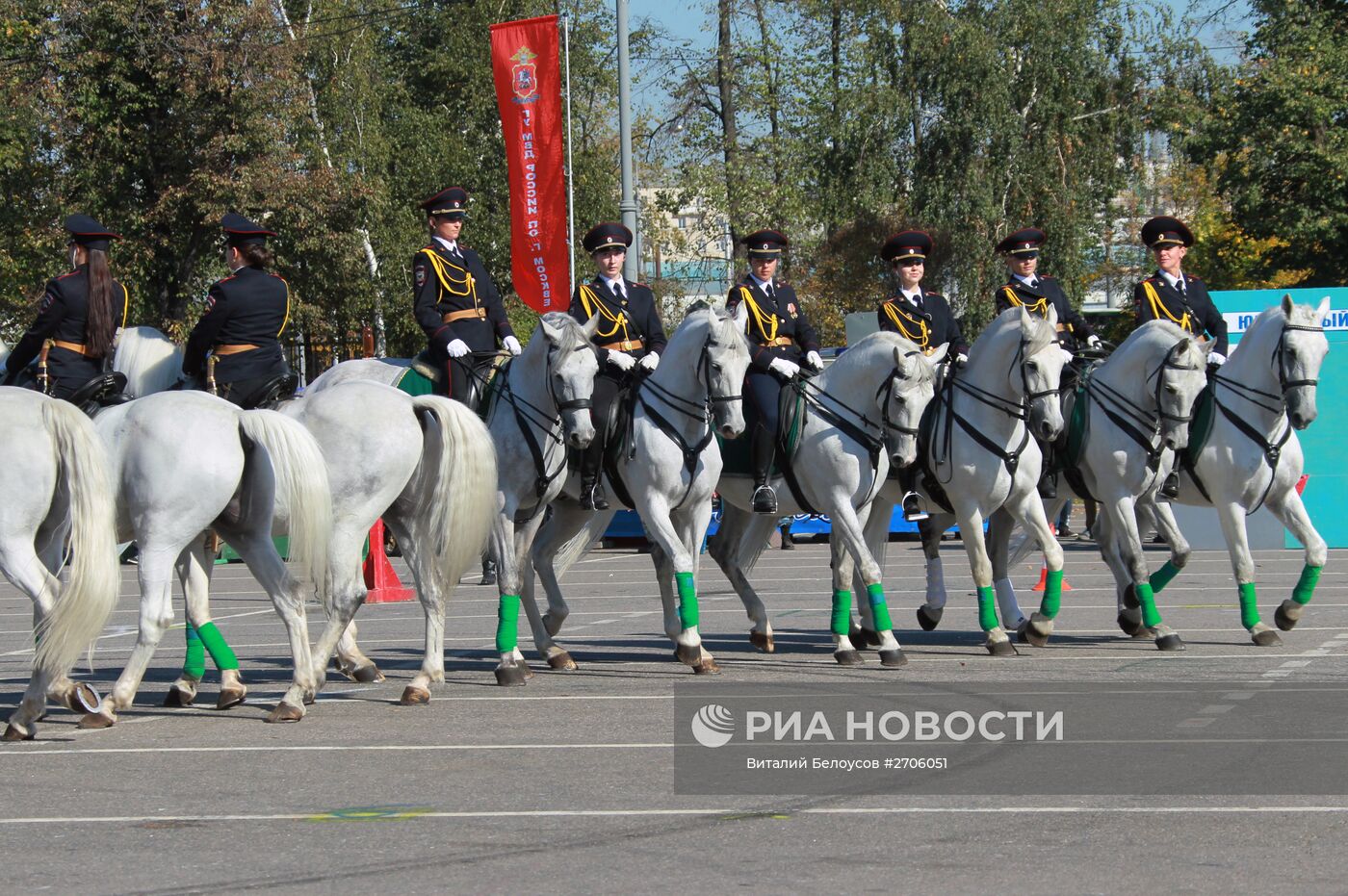 Спортивный праздник полиции Москвы