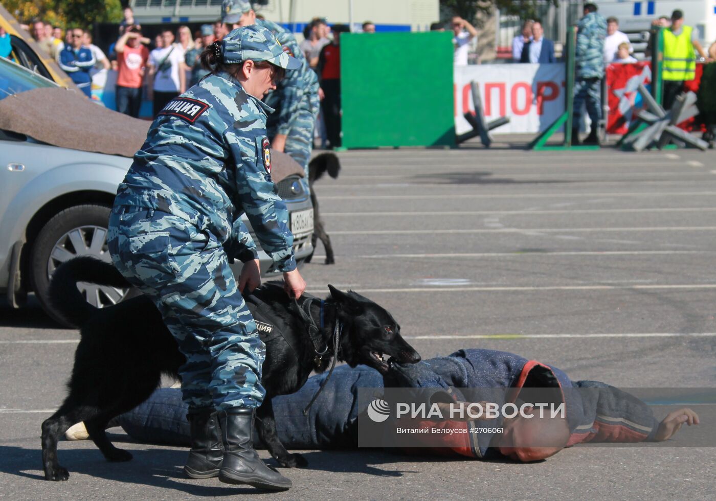 Спортивный праздник полиции Москвы