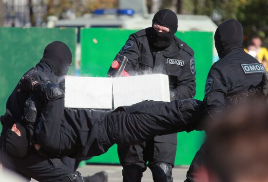 Спортивный праздник полиции Москвы