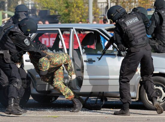 Спортивный праздник полиции Москвы