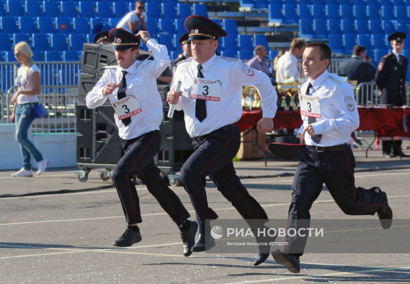 Спортивный праздник полиции Москвы