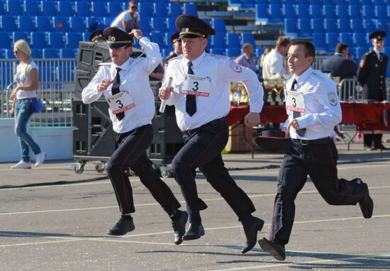 Спортивный праздник полиции Москвы
