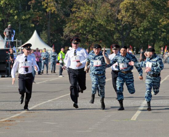 Спортивный праздник полиции Москвы
