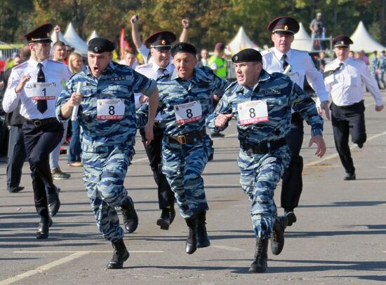 Спортивный праздник полиции Москвы