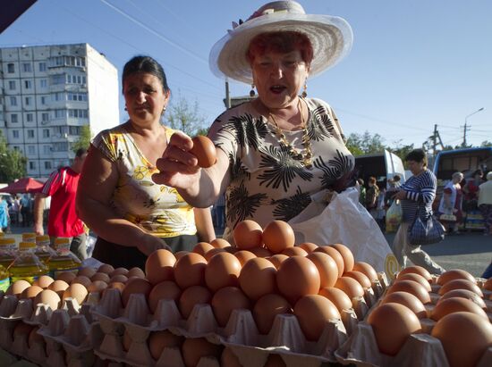 Осенняя сельскохозяйственная ярмарка в Симферополе