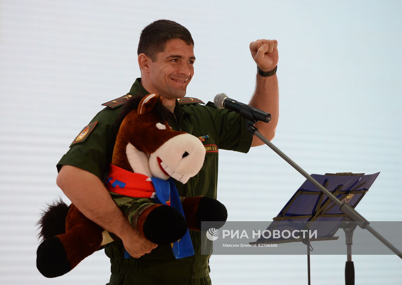 Проводы сборной Вооруженных Сил России на VI Всемирные военные игры