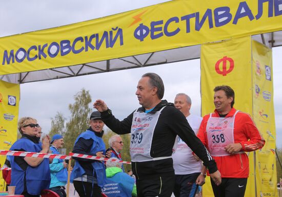 Всероссийский день бега "Кросс Нации - 2015" в Москве