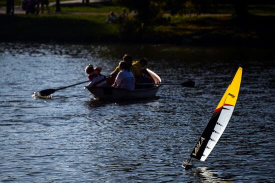 Теплая погода в Москве