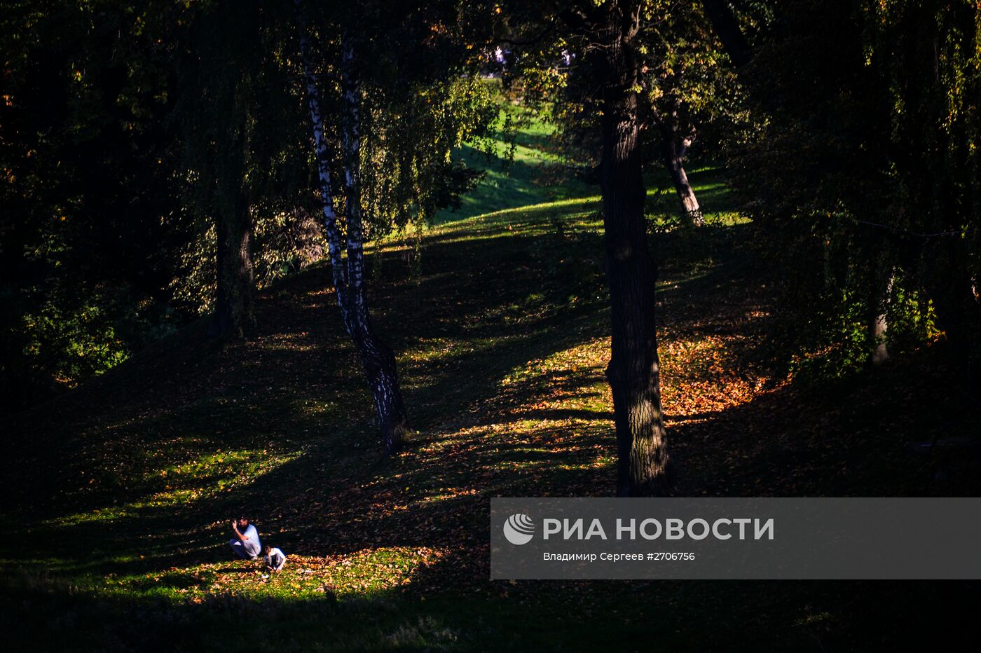 Теплая погода в Москве