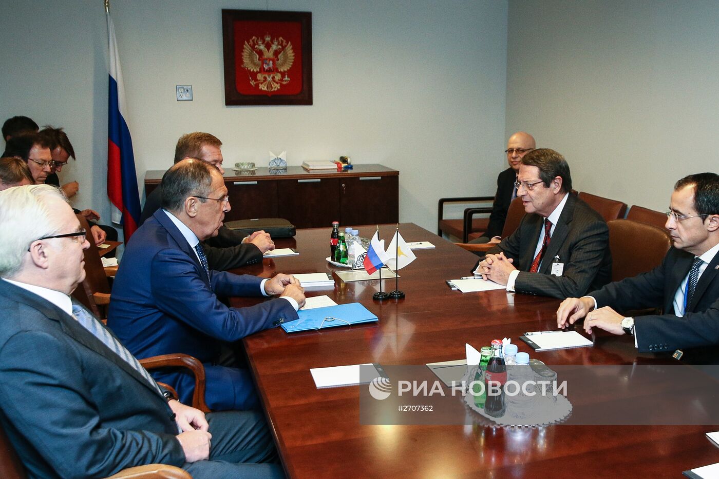 Министр иностранных дел РФ С.Лавров провел встречи в Нью-Йорке